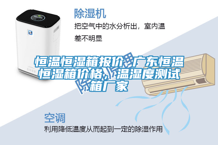 恒溫恒濕箱報(bào)價(jià) 廣東恒溫恒濕箱價(jià)格，溫濕度測(cè)試箱廠家