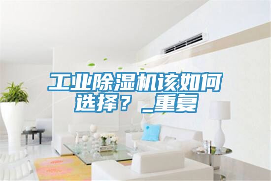 工業(yè)除濕機(jī)該如何選擇？_重復(fù)