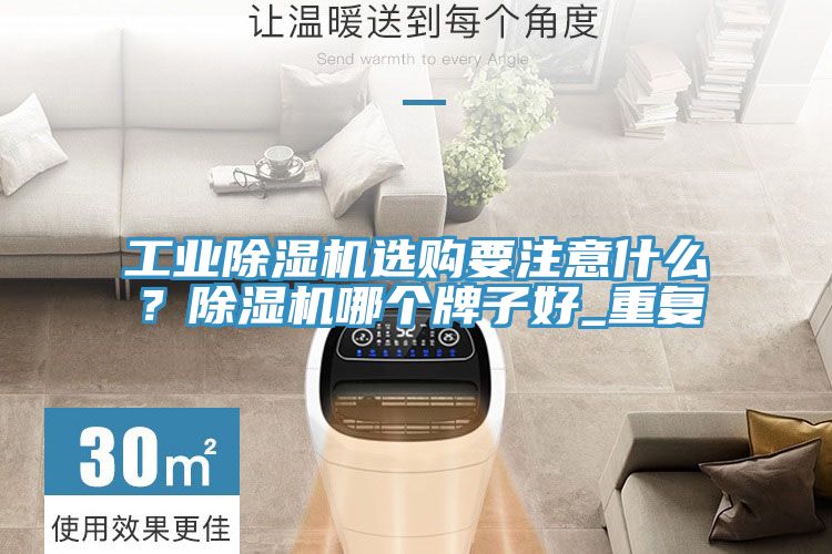 工業(yè)除濕機選購要注意什么？除濕機哪個牌子好_重復