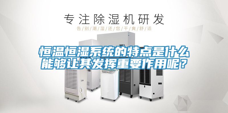 恒溫恒濕系統(tǒng)的特點是什么能夠讓其發(fā)揮重要作用呢？