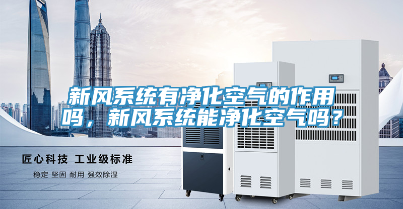 新風(fēng)系統(tǒng)有凈化空氣的作用嗎，新風(fēng)系統(tǒng)能凈化空氣嗎？