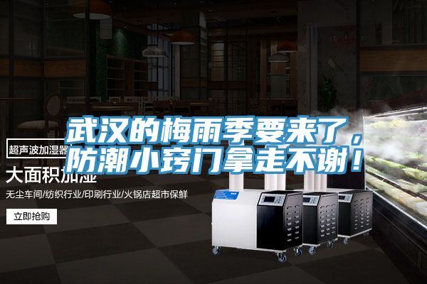 武漢的梅雨季要來了，防潮小竅門拿走不謝！