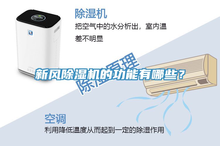 新風除濕機的功能有哪些？