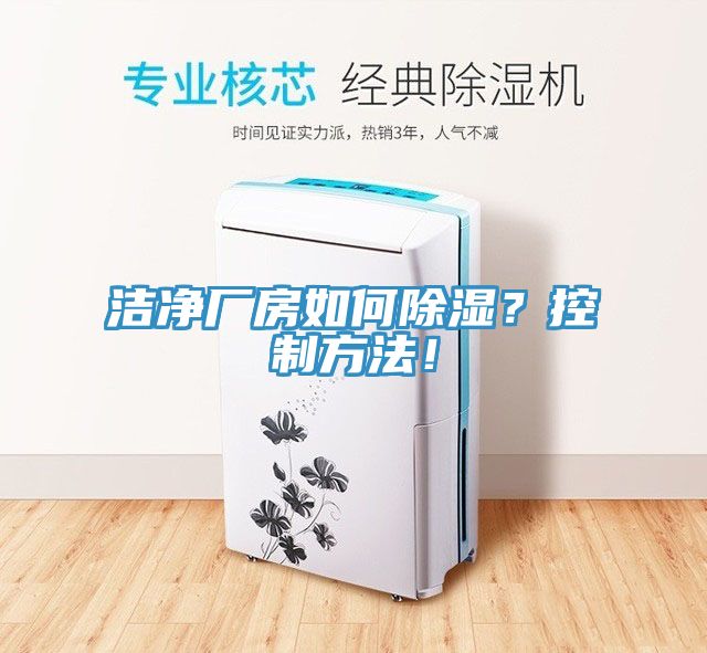 潔凈廠房如何除濕？控制方法！