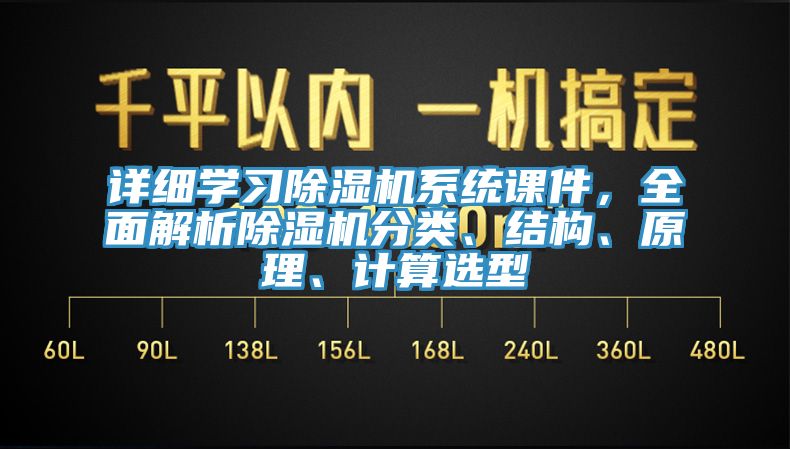 詳細(xì)學(xué)習(xí)除濕機(jī)系統(tǒng)課件，全面解析除濕機(jī)分類、結(jié)構(gòu)、原理、計算選型