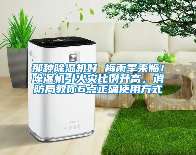 那種除濕機好 梅雨季來臨！除濕機引火災比例升高，消防局教你6點正確使用方式