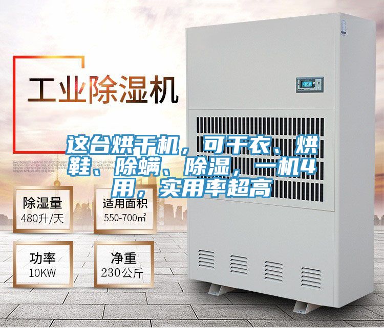 這臺烘干機，可干衣、烘鞋、除螨、除濕，一機4用，實用率超高