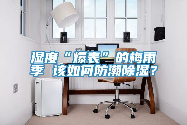 濕度“爆表”的梅雨季 該如何防潮除濕？