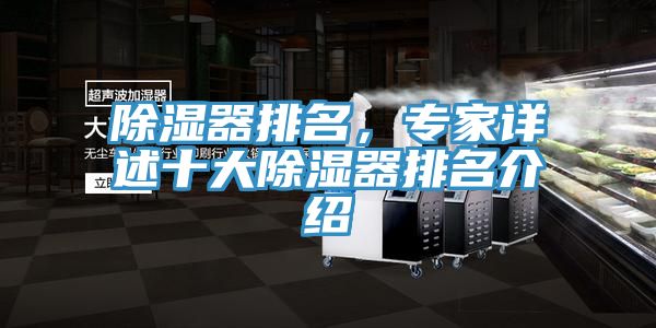 除濕器排名，專家詳述十大除濕器排名介紹