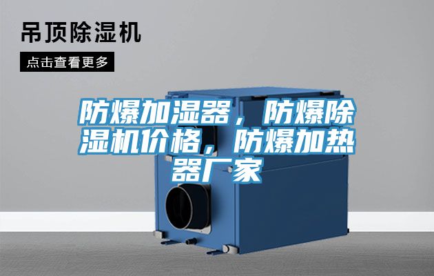 防爆加濕器，防爆除濕機(jī)價(jià)格，防爆加熱器廠家