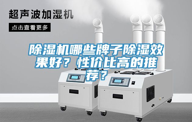 除濕機(jī)哪些牌子除濕效果好？性價(jià)比高的推薦？