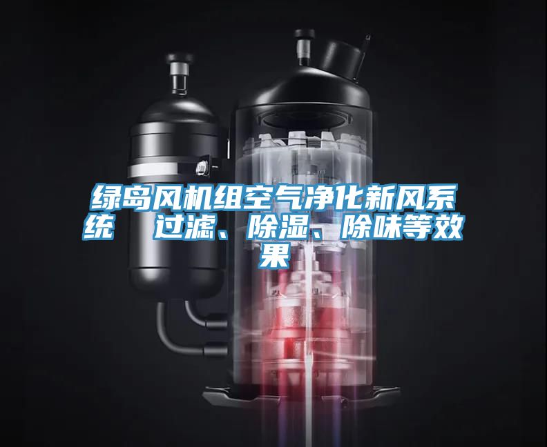 綠島風(fēng)機(jī)組空氣凈化新風(fēng)系統(tǒng)  過(guò)濾、除濕、除味等效果