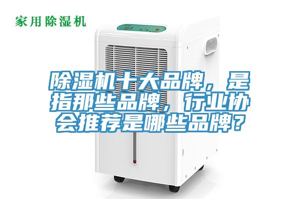 除濕機(jī)十大品牌，是指那些品牌，行業(yè)協(xié)會推薦是哪些品牌？