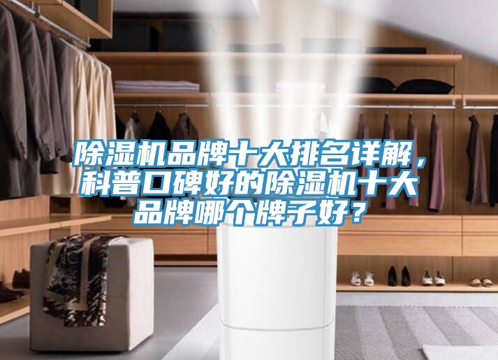 除濕機品牌十大排名詳解，科普口碑好的除濕機十大品牌哪個牌子好？