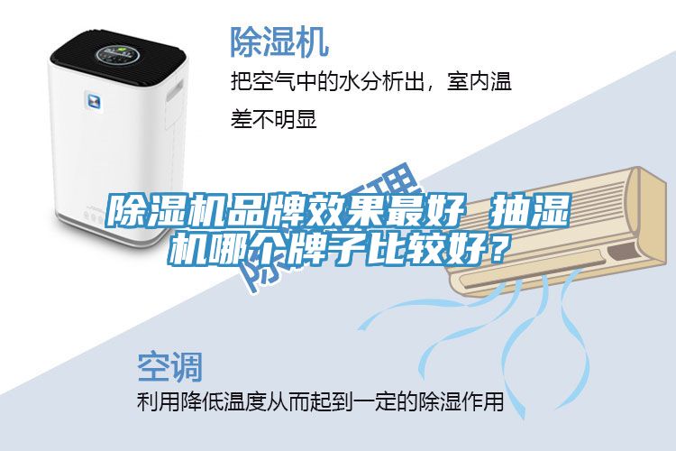 除濕機品牌效果最好 抽濕機哪個牌子比較好？