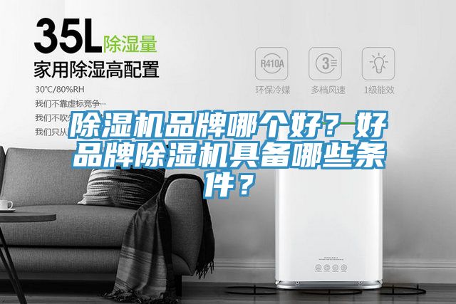 除濕機品牌哪個好？好品牌除濕機具備哪些條件？