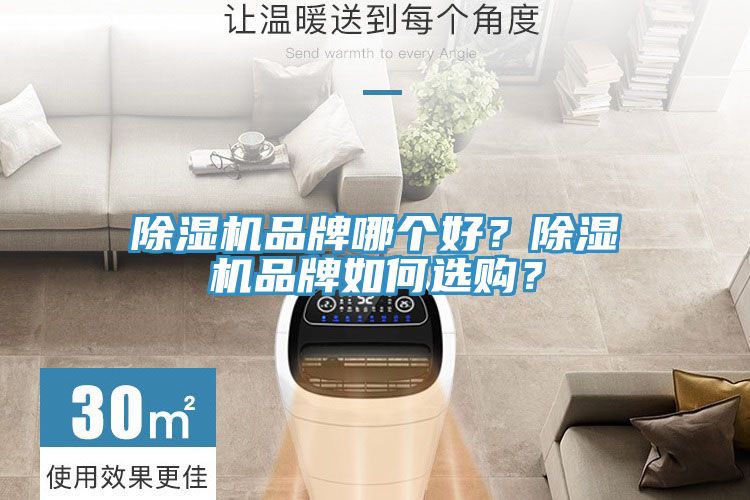 除濕機品牌哪個好？除濕機品牌如何選購？