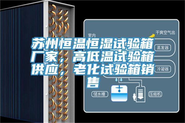 蘇州恒溫恒濕試驗箱廠家，高低溫試驗箱供應(yīng)，老化試驗箱銷售
