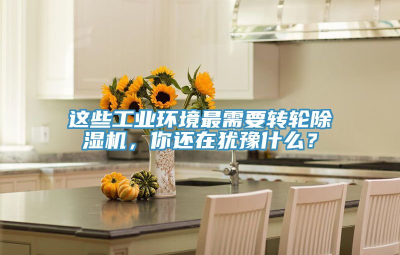 這些工業(yè)環(huán)境最需要轉(zhuǎn)輪除濕機，你還在猶豫什么？