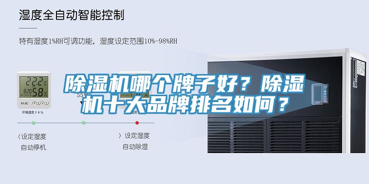 除濕機(jī)哪個牌子好？除濕機(jī)十大品牌排名如何？