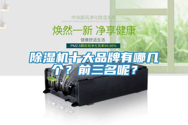 除濕機(jī)十大品牌有哪幾個(gè)？前三名呢？