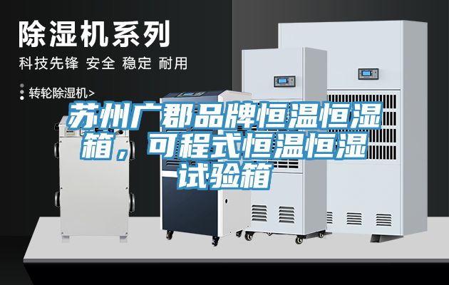 蘇州廣郡品牌恒溫恒濕箱，可程式恒溫恒濕試驗(yàn)箱