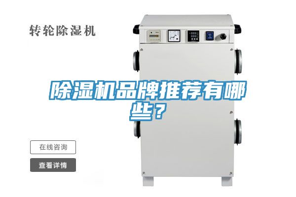 除濕機品牌推薦有哪些？