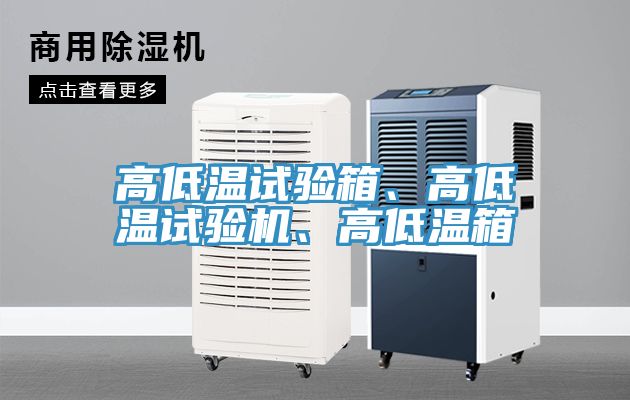 高低溫試驗(yàn)箱、高低溫試驗(yàn)機(jī)、高低溫箱