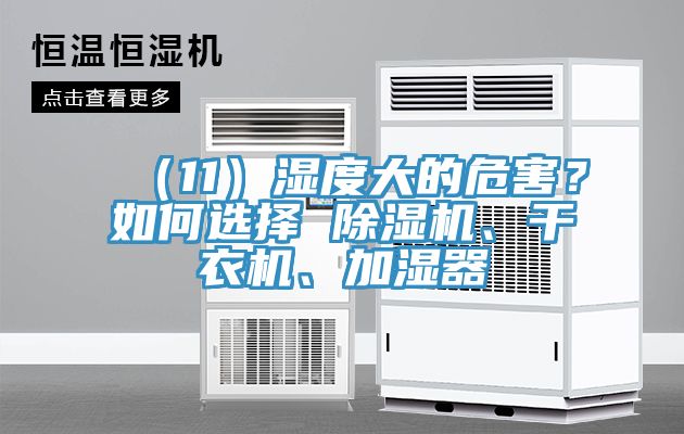 （11）濕度大的危害？如何選擇 除濕機(jī)、干衣機(jī)、加濕器