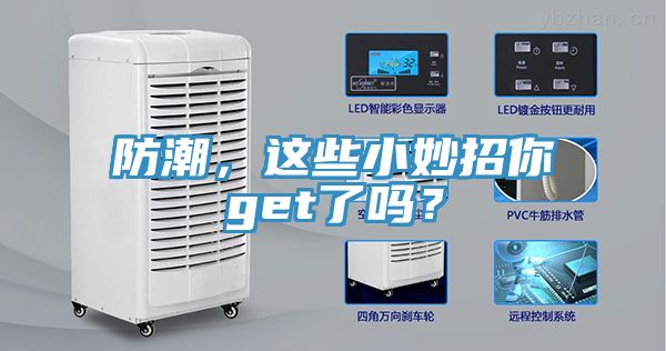 防潮，這些小妙招你get了嗎？