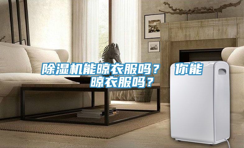 除濕機(jī)能晾衣服嗎？ 你能晾衣服嗎？